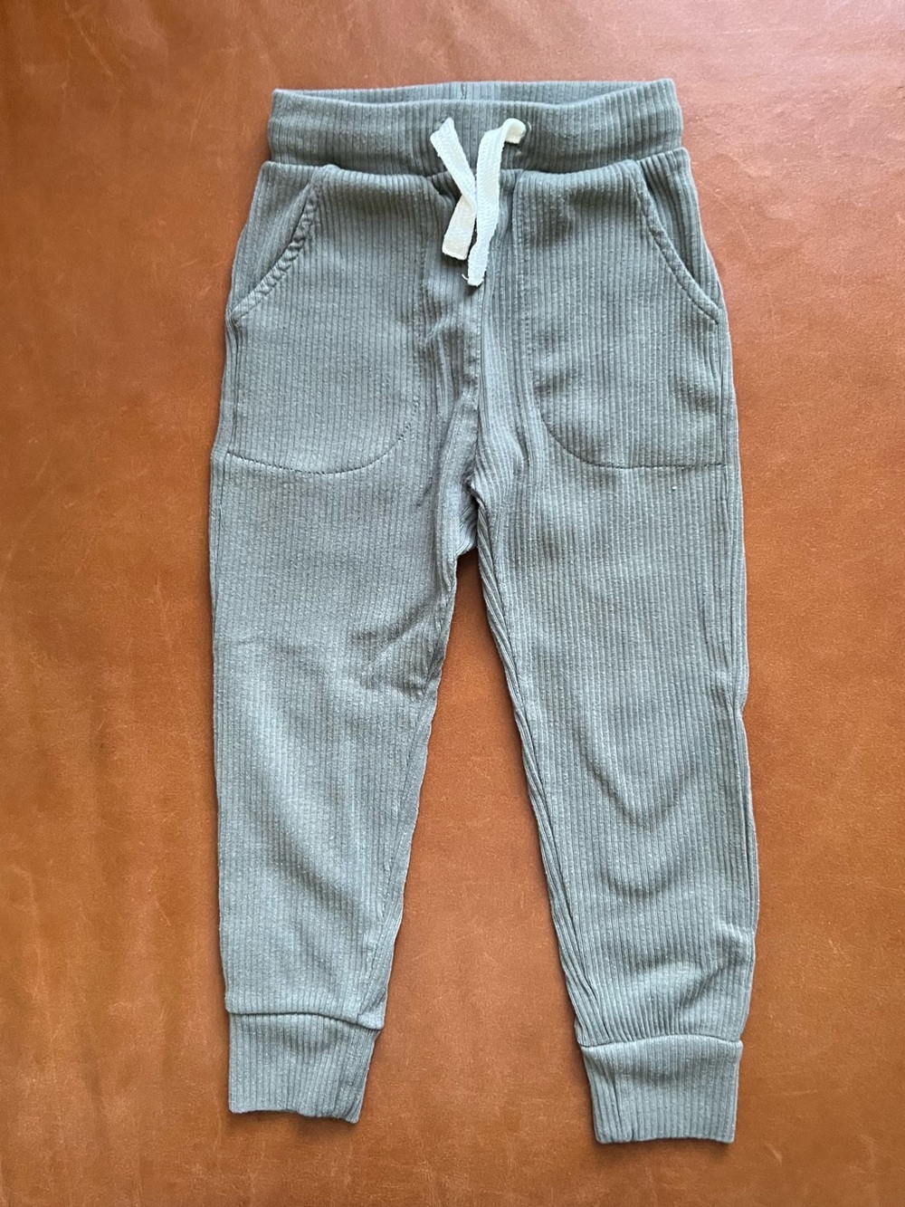 PETITE LEM Ribbed Joggers, 4yrs